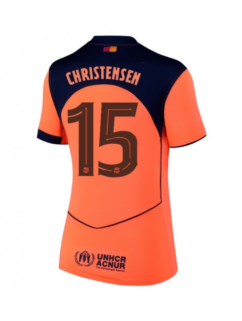Barcelona Andreas Christensen #15 Replika Tredje Kläder Dam 2025-26 Kortärmad Barcelona Andreas Christensen #15 Replika Tredje Kläder Dam 2025-26 Kortärmad